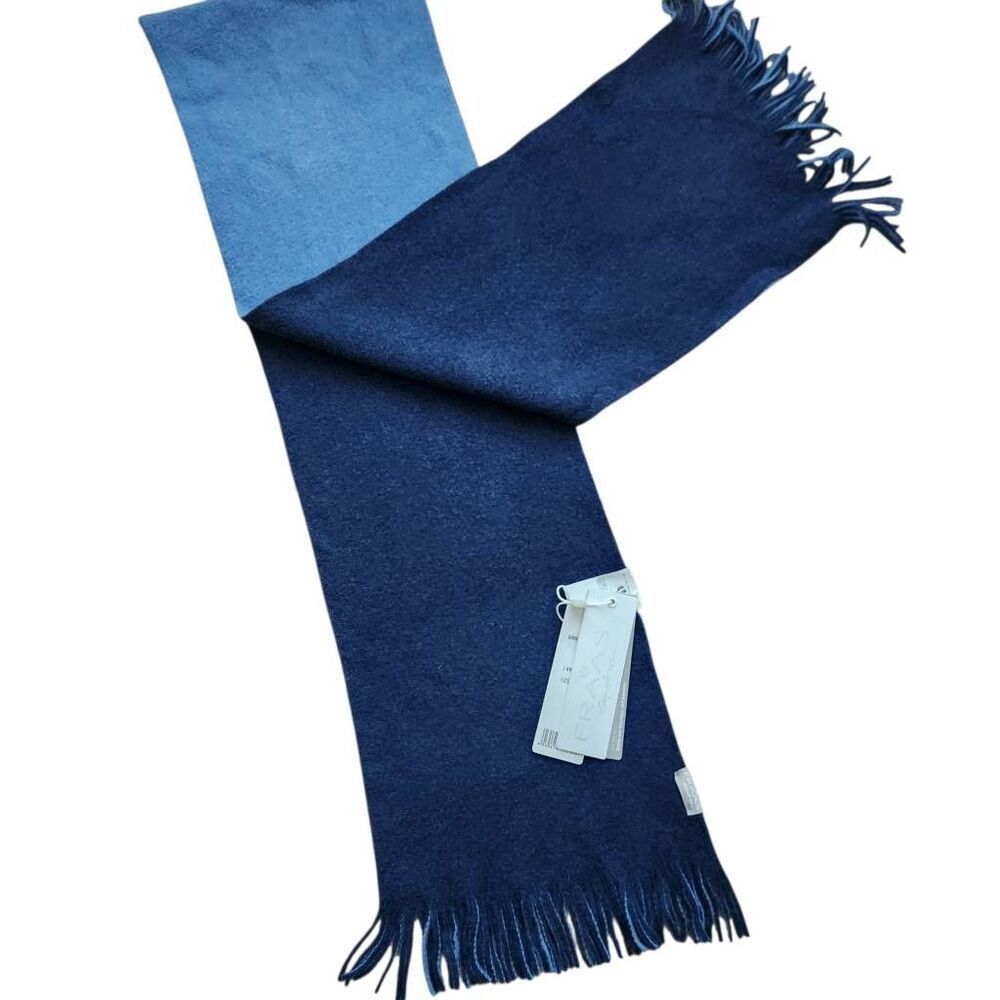 FRAAS Signature Scarf 100% Cashmere Fringe Reversible New Outerwear Outdoor